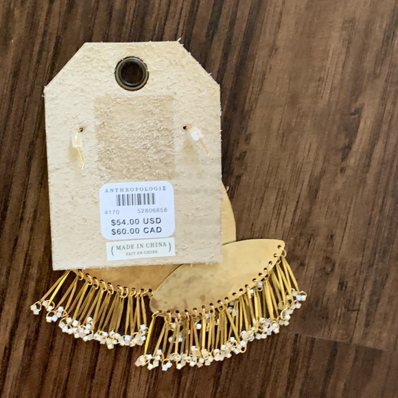 Anthropologie Asher Fringed drop earring - Picture 10 of 10